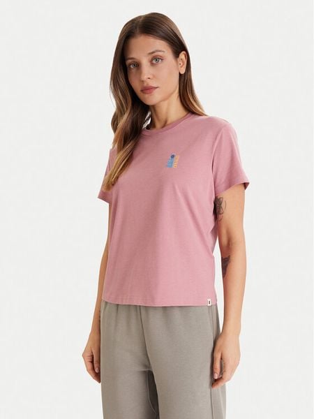 Cotopaxi T-Shirt Bloom F25474W1535 Różowy Regular Fit. Czerwone t-shirty Cotopaxi, s, bez wzorów, z syntetyku, bez kołnierzyka, bez ramiączek. Za 139,99 zł.