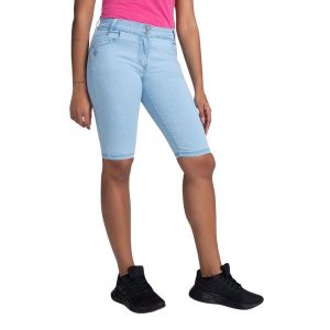 Szorty damskie Kilpi Pariva. Niebieskie szorty Kilpi, bez wzorów, eleganckie. Za 179,35 zł.