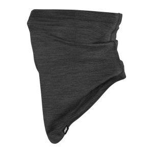 Sportowy komin z wełną merino CEP unisex. Czarne szaliki CEP, bez wzorów, z wełny. Za 119,00 zł.