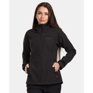 Damska kurtka softshell Kilpi RAVIA-W. Czarne kurtki Kilpi, m, bez wzorów, z softshellu, bez kaptura. Za 318,77 zł.