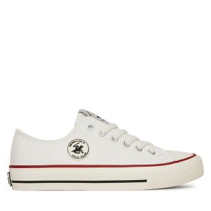 Trampki Beverly Hills Polo Club. Białe trampki Beverly Hills Polo Club, bez wzorów, bez zapięcia. Za 83,99 zł.