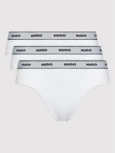 Hugo Komplet 3 par fig klasycznych 50469657 Biały. Białe komplety bielizny Hugo, bez wzorów, z bawełny. Za 109,99 zł.