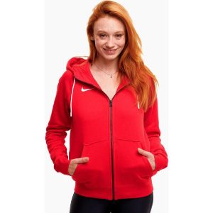 Bluza damska Nike Park 20 Hoodie. Czerwone bluzy Nike, bez wzorów, bez kaptura. Za 231,00 zł.