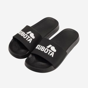 Second Life - Klapki Kubota Basenowe Basic Czarne - Stan Dobry. Czarne klapki Kubota, bez wzorów, z materiału, bez obcasa. Za 51,99 zł.