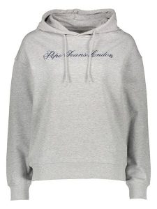 Pepe Jeans Bluza w kolorze jasnoszarym rozmiar: L. Szare bluzy Pepe Jeans, l, bez wzorów, z bawełny, z kapturem. Za 127,65 zł.