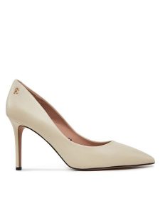 Tommy Hilfiger Szpilki Essential Pointed Pump FW0FW07533 Beżowy. Brązowe szpilki TOMMY HILFIGER, bez wzorów, ze skóry, bez obcasa. Za 519,99 zł.