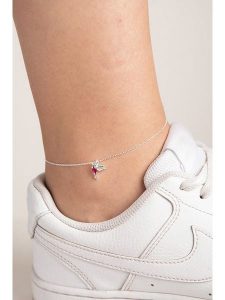 Lodie Silver Srebrna bransoletka z elementem ozdobnym na kostkę rozmiar: onesize. Szare bransoletki Lodie Silver, z cyrkonią, srebrne. Za 68,45 zł.