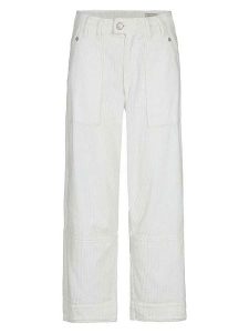 Herrlicher Spodnie sztruksowe "Soul" w kolorze białym rozmiar: W25. Białe spodnie z wysokim stanem Herrlicher, bez wzorów, z bawełny, z podwyższonym stanem. Za 217,99 zł.