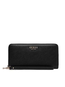 Guess Portfel Amorette Slg SWBG78 98146 Czarny. Czarne portfele Guess, z aplikacjami, ze skóry. Za 294,99 zł.