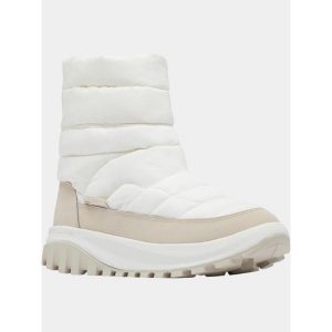 Buty Śniegowe Damskie Columbia Snowkat Mid. Brązowe buty trekkingowe Columbia, bez zapięcia. Za 469,00 zł.