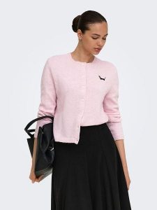 ONLY Kardigan w kolorze jasnoróżowym rozmiar: XS. Różowe kardigany ONLY. Za 129,95 zł.
