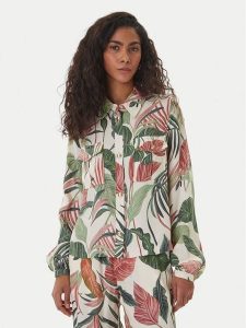 Guess Koszula W6GH22 W1789 Kolorowy Regular Fit. Koszule Guess, xl, z aplikacjami, z lyocellu, bez kołnierzyka, bez ramiączek. Za 445,99 zł.