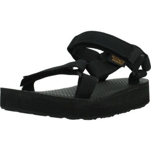 Sandały TEVA C MIDFORM UNIVERS Czarny. Czarne buty trekkingowe Teva, z tkaniny, bez zapięcia. Za 195,99 zł.