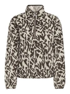 ONLY Carmakoma Bluza polarowa w kolorze kremowym rozmiar: S-42/44. Brązowe bluzy Only Carmakoma, s, bez wzorów, z polaru, bez kaptura. Za 139,95 zł.