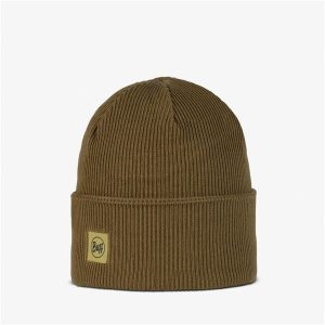 Czapka BUFF Crossknit Beanie Solid. Szare czapki Buff, bez wzorów. Za 139,99 zł.