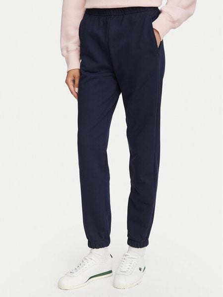 Lacoste Spodnie dresowe XF5268 Granatowy Regular Fit. Niebieskie spodnie dresowe Lacoste, bez wzorów, z bawełny. Za 484,99 zł.