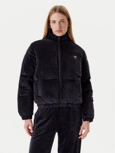 Guess Kurtka zimowa V4BL03 K0232 Czarny Regular Fit. Czarne kurtki Guess, na zimę, xl, z aplikacjami, z syntetyku, bez kaptura. Za 459,99 zł.
