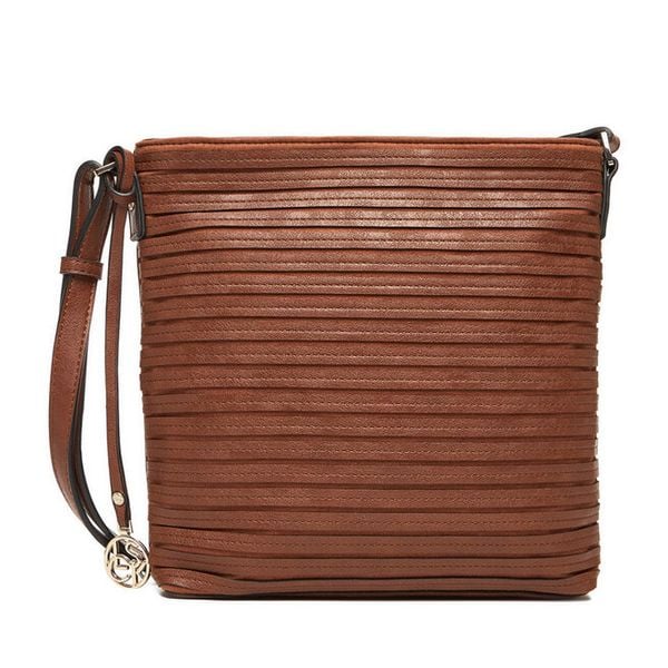 Torebka Lasocki. Brązowe listonoszki Lasocki, bez wzorów, bez dodatków. Za 179,99 zł.