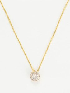 Maison héritage PARIS Złota zawieszka "Mon Brillant" z diamentami rozmiar: onesize. Żółte zawieszki Maison héritage PARIS, z diamentem, złote. Za 1 035,99 zł.