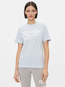 Reebok T-Shirt IM4089 Błękitny. Niebieskie t-shirty Reebok, xs, bez wzorów, z bawełny, bez kołnierzyka, bez ramiączek. Za 69,99 zł.
