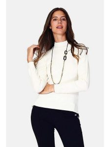 William de Faye Golf w kolorze białym rozmiar: 42. Białe golfy William de Faye, bez wzorów, z kaszmiru. Za 130,81 zł.