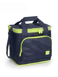 Ibili Torba termiczna w kolorze zielono-granatowym - (S)29 x (W)26 x (G)20 cm rozmiar: onesize. Niebieskie shopper bag Ibili, bez wzorów, z materiału, na ramię, bez dodatków. Za 100,99 zł.