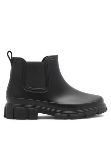 Jenny Fairy Botki AJ0427 Czarny. Czarne botki Jenny Fairy, bez wzorów, z syntetyku, bez obcasa, na płaskiej podeszwie, bez zapięcia. Za 99,99 zł.