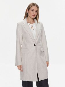 ONLY Płaszcz przejściowy Nancy 15292832 Biały Regular Fit. Białe płaszcze ONLY, xs, bez wzorów, z syntetyku, bez kaptura. Za 229,99 zł.
