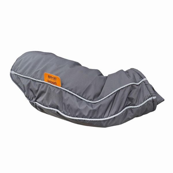 Rękawy rowerowe MOOFL z wodoodpornym wykończeniem i odblaskowymi szwami. Czarne rękawiczki BIKE ORIGINAL, bez wzorów. Za 153,73 zł.