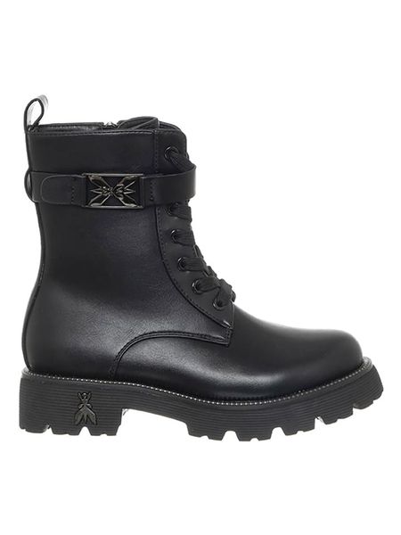 Patrizia Pepe Botki w kolorze czarnym rozmiar: 35. Czarne botki Patrizia Pepe, z aplikacjami, bez obcasa, bez zapięcia. Za 480,90 zł.