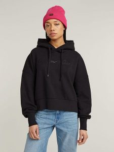 G-Star Bluza w kolorze czarnym rozmiar: XL. Czarne bluzy G-Star, xl, bez wzorów, z bawełny, z kapturem. Za 202,03 zł.