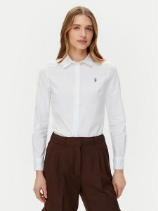 U.S. Polo Assn. Koszula WUP1417 Biały Regular Fit. Białe koszule U.S. Polo Assn., s, bez wzorów, z bawełny, bez kołnierzyka, bez ramiączek. Za 229,99 zł.