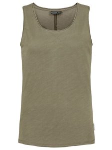 Eight2Nine Top w kolorze szarozielonym rozmiar: XS. Szare topy Eight2Nine, xs, bez wzorów, z bawełny, bez kołnierzyka, bez ramiączek. Za 20,95 zł.