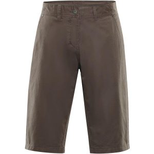 Lekkie i oddychające szorty damskie Alpine Pro Aklima - Idealne na lato. Zielone szorty Alpine Pro, bez wzorów, z bawełny, eleganckie. Za 138,99 zł.