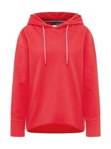 ELBSAND Bluza "Danea" w kolorze czerwonym rozmiar: M. Czerwone bluzy ELBSAND, m, bez wzorów, z kapturem. Za 152,83 zł.