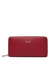 Liu Jo Portfel AF6170 E1019 Bordowy. Czerwone portfele Liu Jo, bez wzorów, ze skóry. Za 249,99 zł.