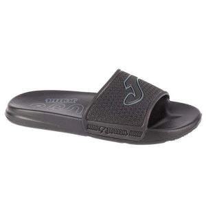 Klapki Joma S.Island Lady 2401 W SISLLS2401 czarne. Czarne klapki bez wzorów, z gumy, z otwartym noskiem, bez obcasa. W wyprzedaży za 106,33 zł.
