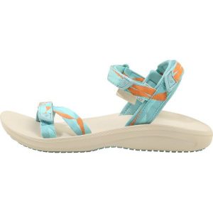 Columbia BIG WATER Sandały trekkingowe iceberg/white. Niebieskie buty trekkingowe marki Columbia, z materiału. Za 269,00 zł.