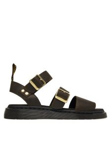 Dr. Martens Sandały Gryphon DM42821300 Brązowy. Brązowe sandały Dr. Martens, bez wzorów, ze skóry, bez obcasa, na płaskiej podeszwie, bez zapięcia. Za 599,99 zł.