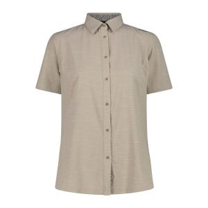 Koszula damska turystyczne CMP 34S6186. Brązowe koszule CMP, l, bez wzorów, bez kołnierzyka, bez ramiączek. Za 241,50 zł.