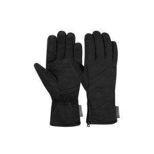 Rękawice damskie REUSCH Loredana STORMBLOXX™ TOUCH-TEC™. Czarne rękawiczki REUSCH, bez wzorów. Za 248,00 zł.