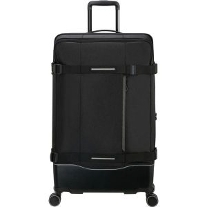 Walizka na 4 kółkach American Tourister Urban Track L TSA. Czarne walizki AMERICAN TOURISTER, bez wzorów. Za 629,99 zł.