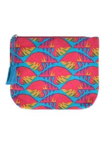 BLE Kosmetyczka ze wzorem - 22 x 19 x 2 cm rozmiar: onesize. Kosmetyczki BLE, bez wzorów, z materiału. Za 17,45 zł.