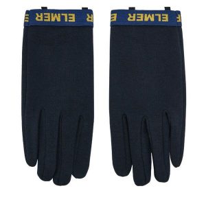Rękawiczki Elmer. Niebieskie rękawiczki Elmer, bez wzorów, z dzianiny. Za 239,99 zł.