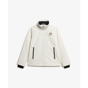 Kurtka damska Superdry Shell. Białe kurtki Superdry, bez wzorów, bez kaptura. Za 412,60 zł.