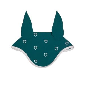 Biała linia czapka z technicznego materiału z wieloma logotypami. Czerwone czapki EQUESTRO, bez wzorów, z poliamidu, biznesowe. Za 66,90 zł.