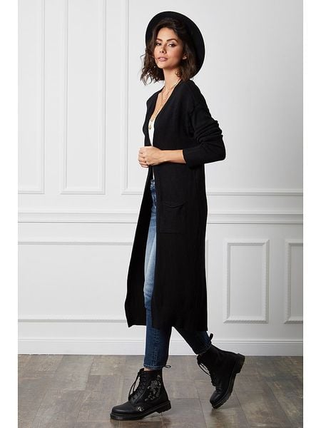 Joséfine Kardigan "Balle" w kolorze czarnym rozmiar: L. Czarne kardigany Joséfine, l, bez wzorów, z kaszmiru, bez ramiączek. Za 165,99 zł.