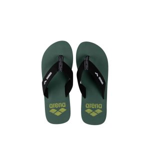 Japonki Arena Sand Thong. Niebieskie klapki Arena, bez wzorów, z bawełny, bez obcasa. Za 91,55 zł.