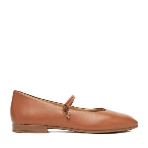 Baleriny Lasocki. Brązowe balerinki Lasocki, bez wzorów, bez obcasa, bez zapięcia. Za 169,99 zł.