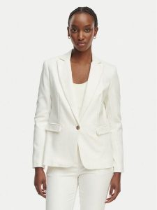 Morgan Marynarka 222-VLIME.F Biały Regular Fit. Białe marynarki i żakiety Morgan, bez wzorów, z syntetyku. Za 429,99 zł.